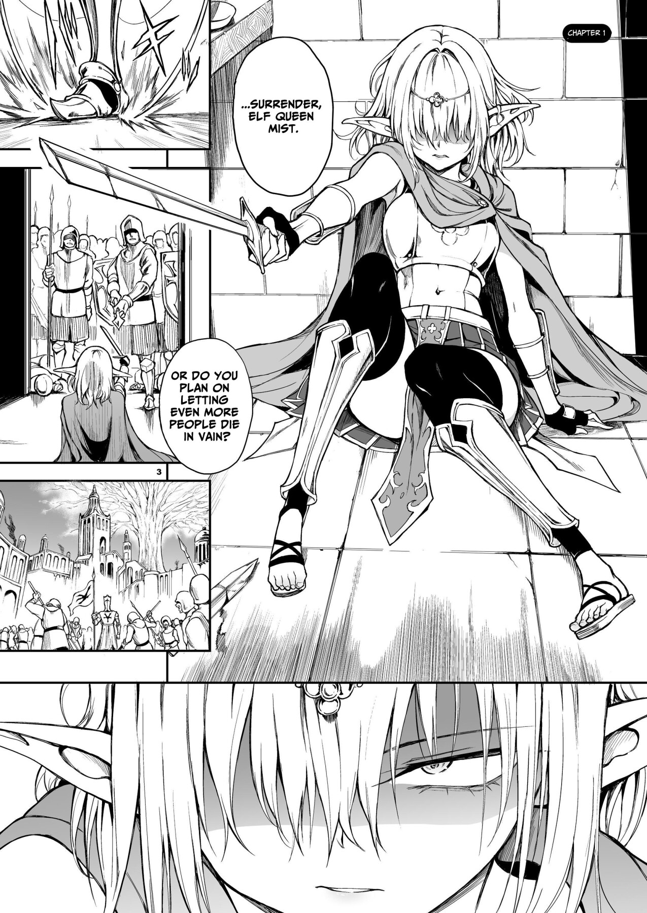 Hentai Manga Comic-Elf Education -Mist, from the fallen country--Read-2